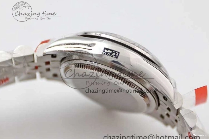 Dial SS 1:1 Diamonds 28 Silver Markers DateJust Bracelet 904L Edition Lady Best on NH05 Steel TWF President 0206